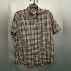Men's Plaid Short Sleeve Shirt